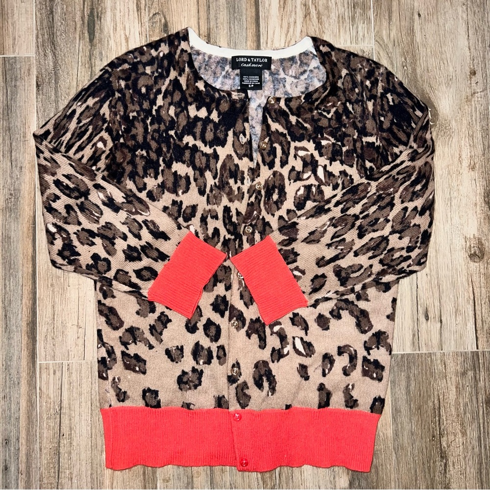 Lord & Taylor Cashmere Cardigan